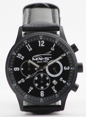 'MX-5 since 1989' Chronograph matt black